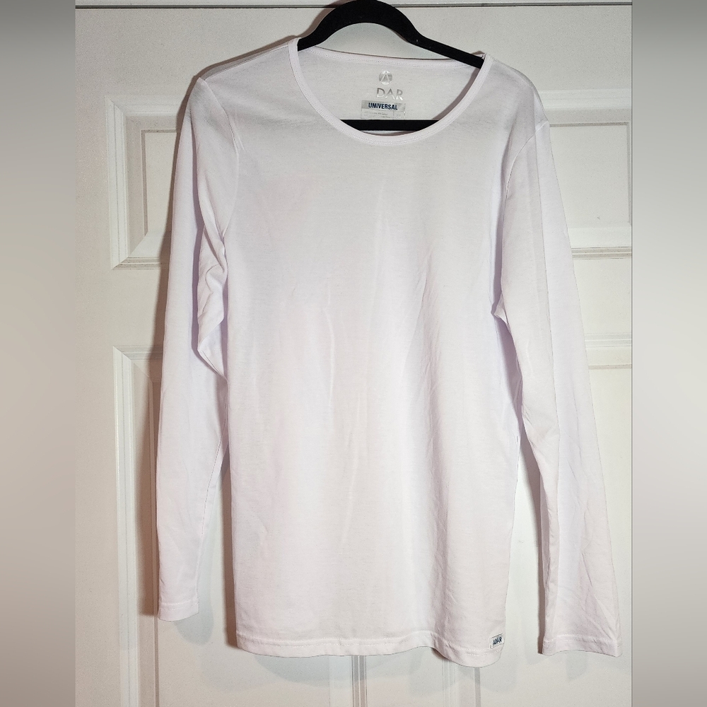 Adar Universal White Underscrubs Long Sleeve Top XL